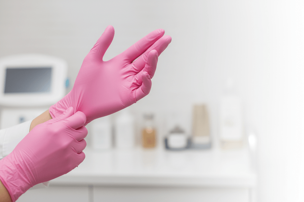 Handschoenen Nitril Roze – Maat S – 100 stuks - KS Medical Group