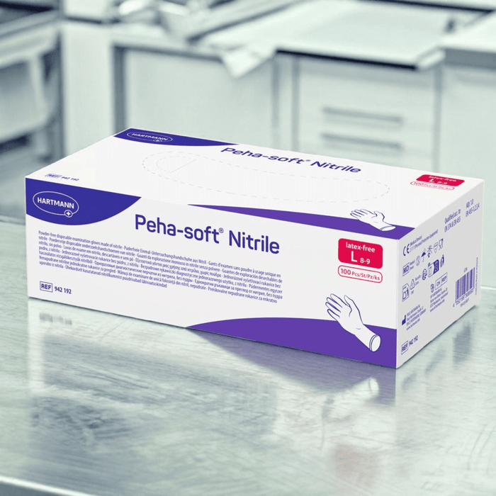 Onderzoekshandschoenen - Peha-soft Nitrile - 100 stuks - Maat L