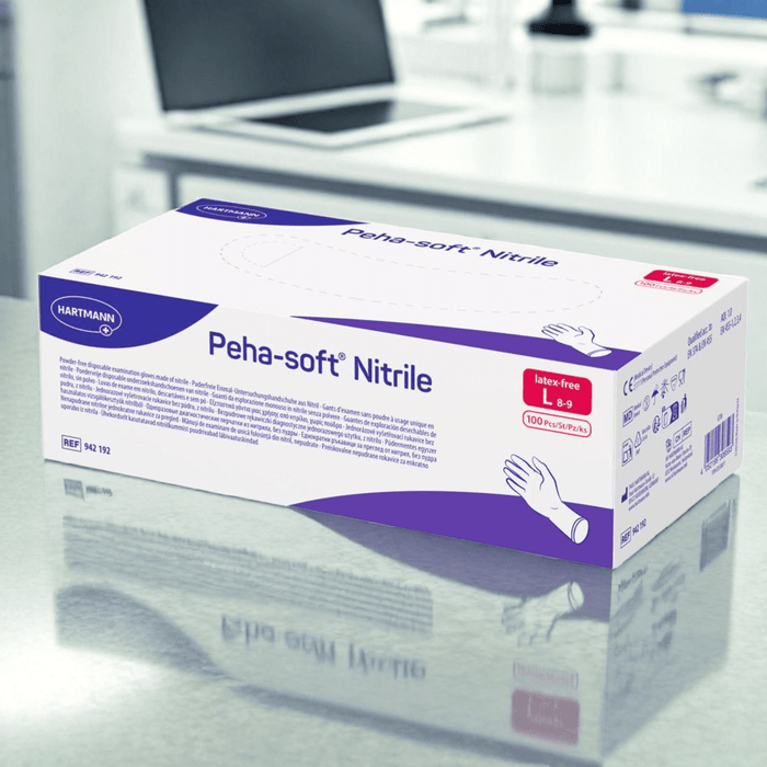 Onderzoekshandschoenen - Peha-soft Nitrile - 100 stuks - Maat L