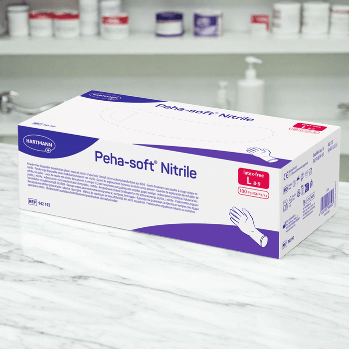 Onderzoekshandschoenen - Peha-soft Nitrile - 100 stuks - Maat L