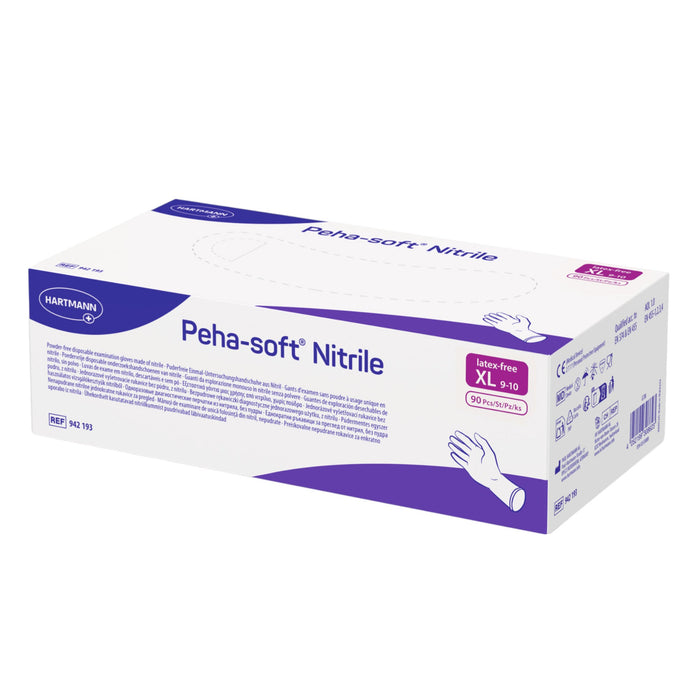 Onderzoekshandschoenen - Peha-soft Nitrile - 90 stuks - Maat XL