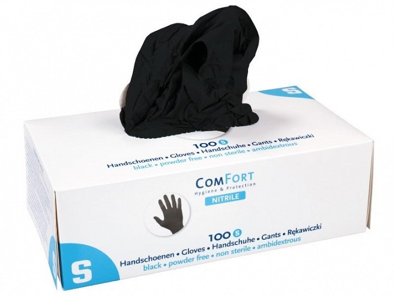 Handschoenen Soft Nitril - Ongepoederd - Zwart - 100 stuks