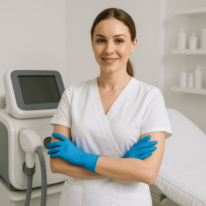 Handschoenen - Soft Nitril - Small - Ongepoederd - 100 stuks. Blauwe nitril wegwerphandschoenen