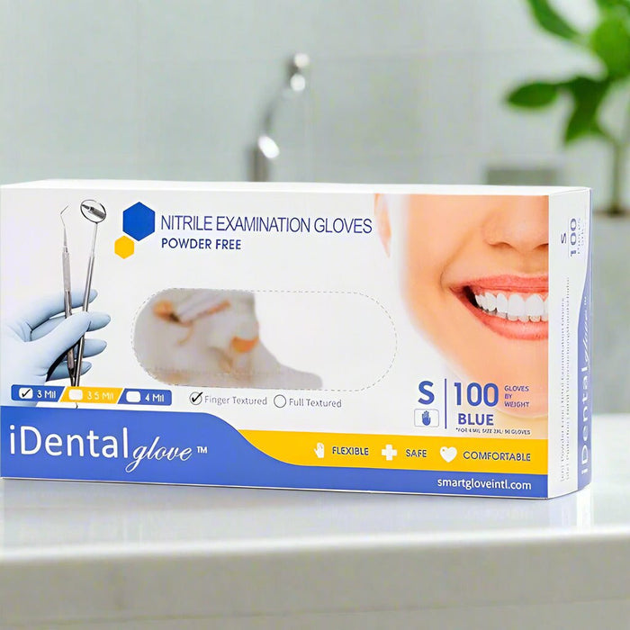 Disposable handschoenen - Soft Nitril - Small - Ongepoederd - 100 stuks. Blauwe nitril wegwerphandschoenen