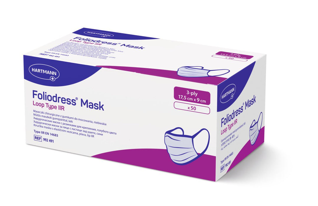 Hartmann Foliodress Comfort Loop - mondmasker type II - 50 stuks - KS Medical Group