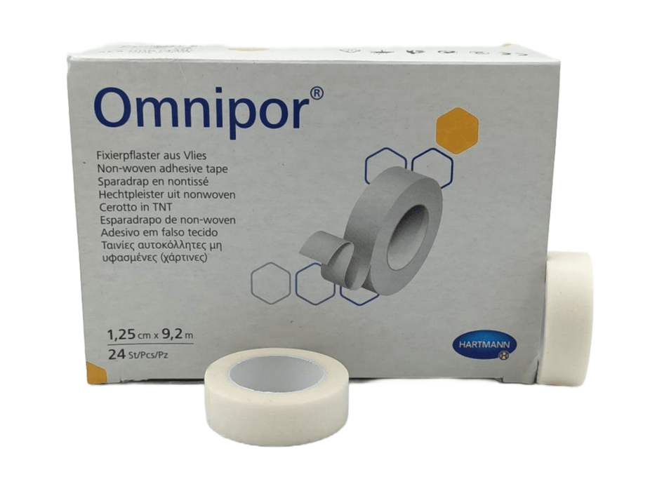 Hartmann Omnipor hypoallergene non-woven fixatie pleister 1.25cm x 9.2m 24 stuks