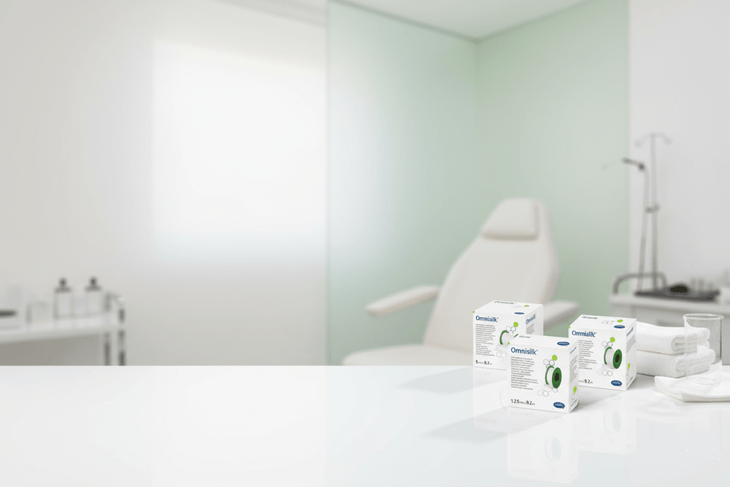 Hartmann Omnisilk - hypoallergene non - woven fixatie pleister op rol - KS Medical Group