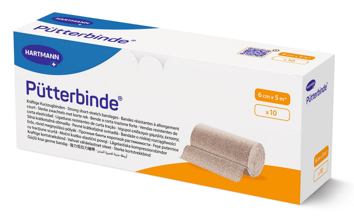 Hartmann Putter-Verband - zwachtel met verbandklemmen