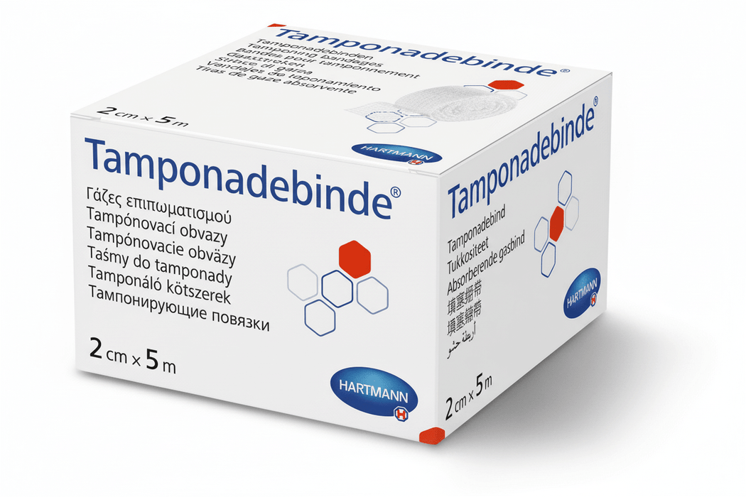 Hartmann Tamponadezwachtel - 2cm × 5m - KS Medical Group