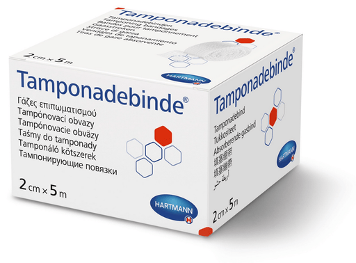 HARTMANN Tamponade zwachtel. Gaasstrook van puur katoen. Wondzorg en verbandmiddelen kopen doe je bij KS Medical Group