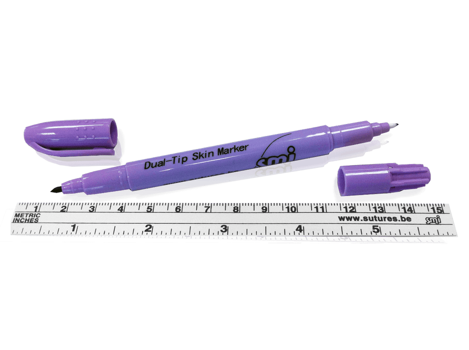 Huidmarkeerstift met liniaal