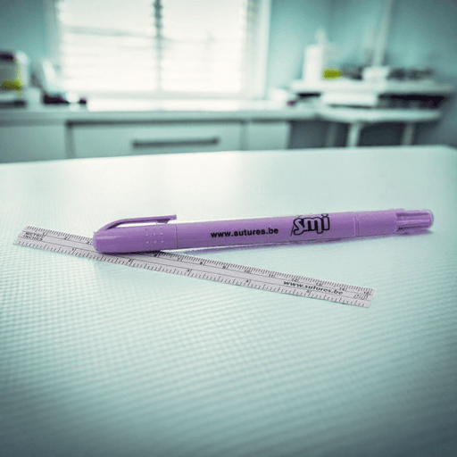 Huidmarkeerstift met liniaal
