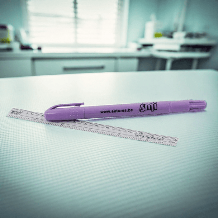 Huidmarkeerstift met liniaal