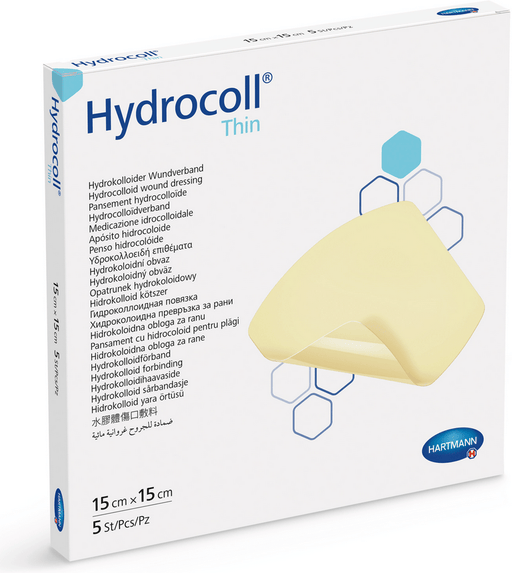 Hydrocoll Thin - zelfklevend Hydrocolloïdverband - extra dun