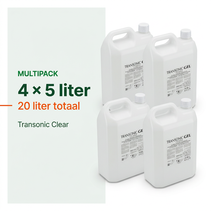 KSMG voordeelkaart Transonic Clear, 4 × 5 liter en 20 liter totaal