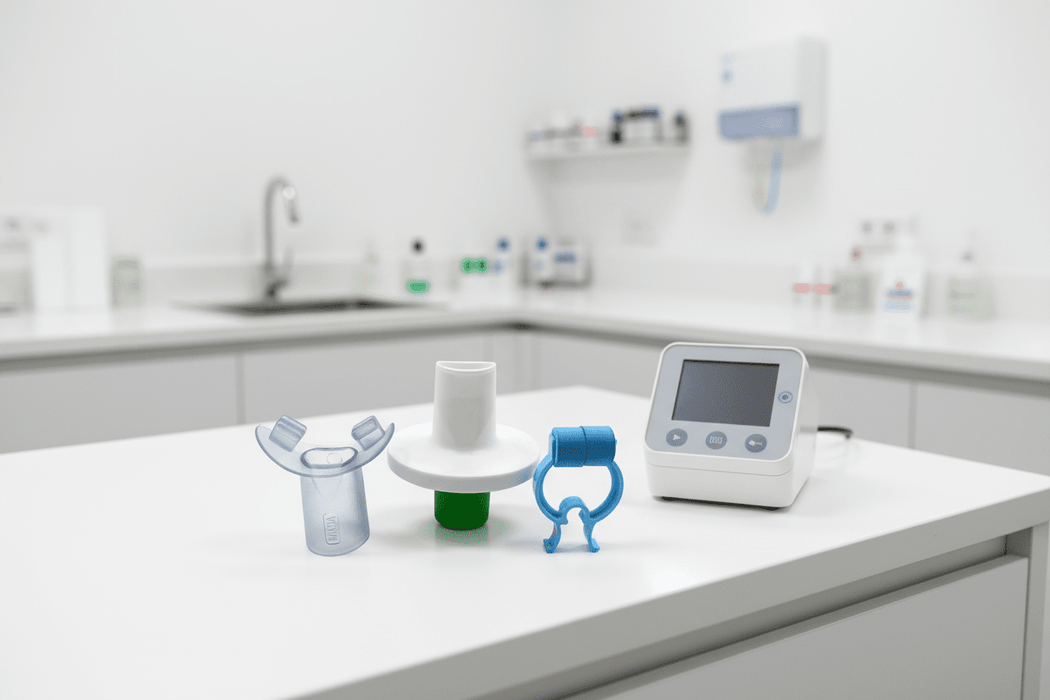 MADA 83 green (30897) bacteriefilter 80st + neusklem en bite - on mondstuk - KS Medical Group