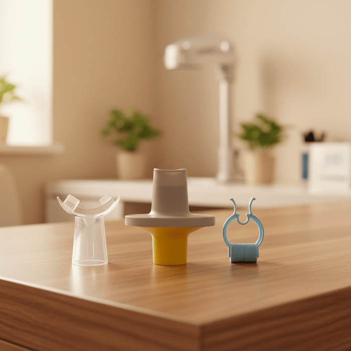 MADA 83 yellow (30895) bacteriefilter + foam neusklem en bite - on - KS Medical Group