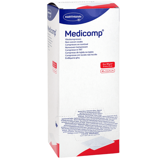 Medicomp MDR - Non-woven kompres - Steriel - 5 x 5 cm - 40 x 5 stuks