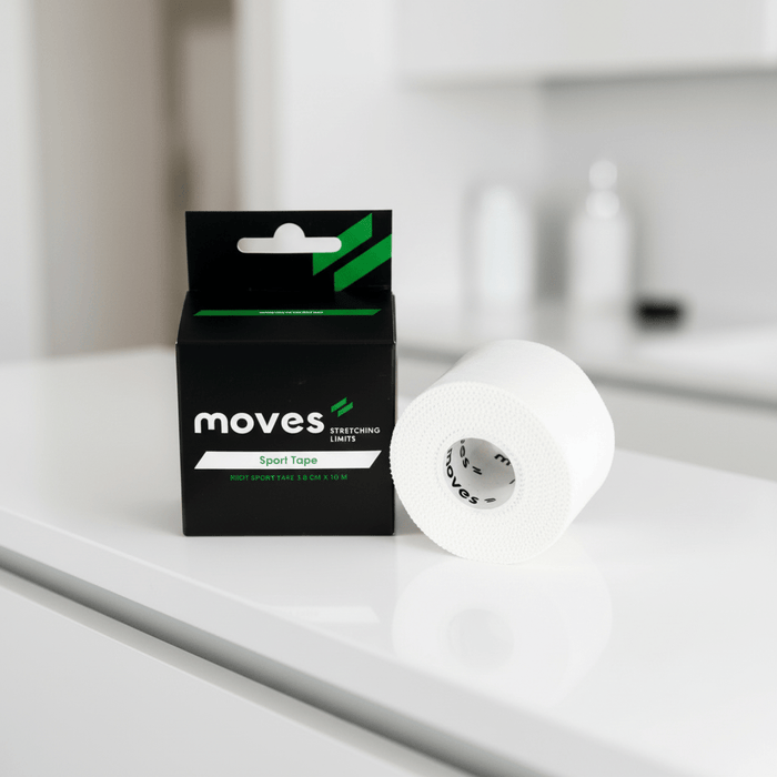 MOVES Sportape - 3.8 cm x 10 meter - Wit - KS Medical Group