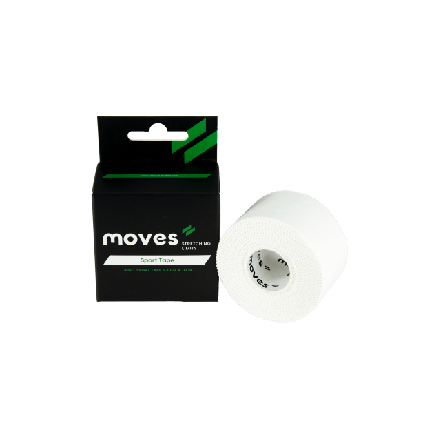 MOVES Sportape - 3.8 cm x 10 meter - Wit
