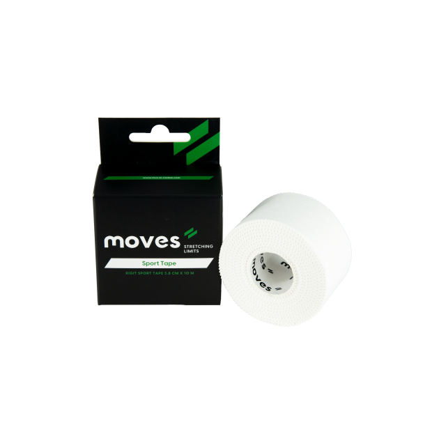 MOVES Sportape - 3.8 cm x 10 meter - Wit