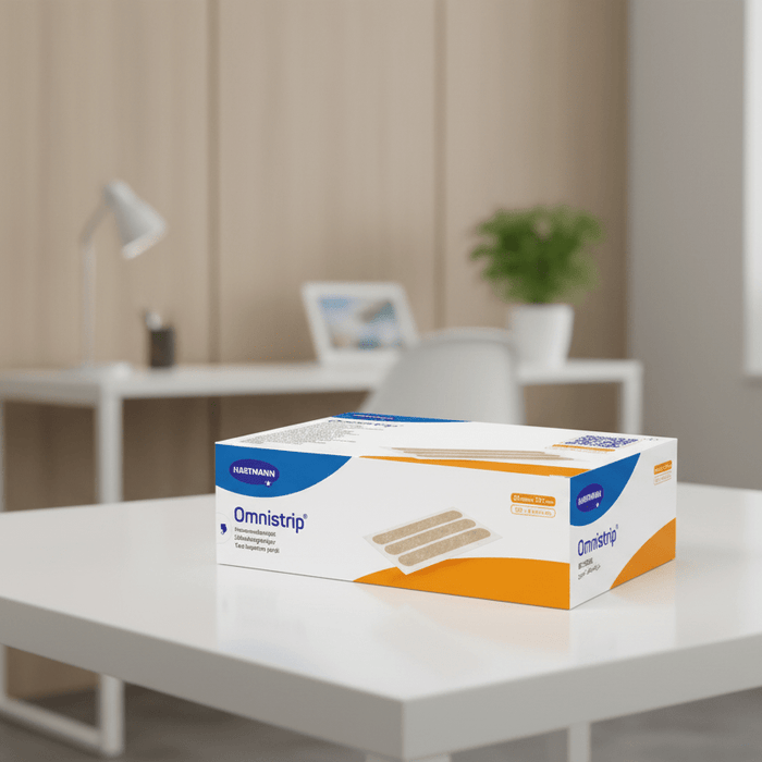 Omnistrip Wondhechtstrips - Zwaluwstaartjes - 25mm x 127mm - KS Medical Group