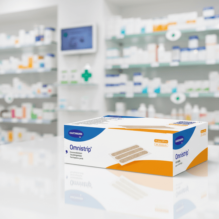Omnistrip Wondhechtstrips - Zwaluwstaartjes - 25mm x 127mm - KS Medical Group