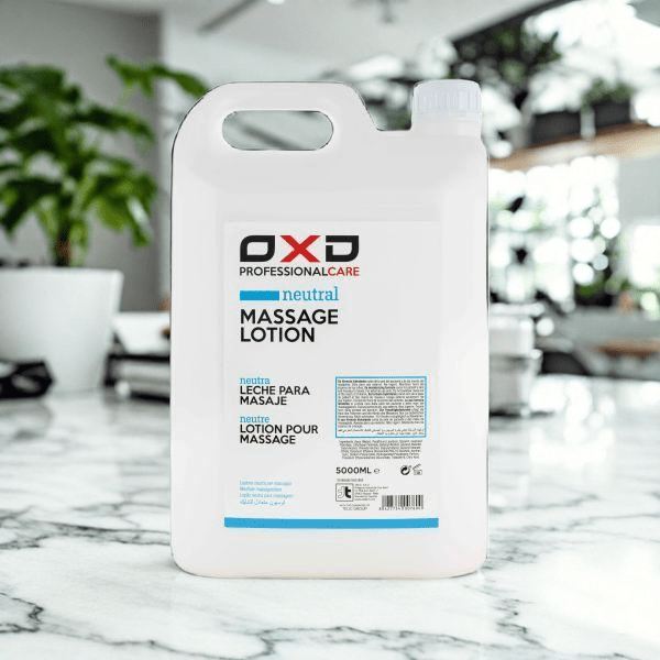 OXD Professional Care - Massage Lotion - Neutraal - 5000ml - OXD Professional Care massage lotion – geurloos, huidvriendelijk en efficiënt. Geschikt voor elk huidtype. Ideaal voor praktijkgebruik.
