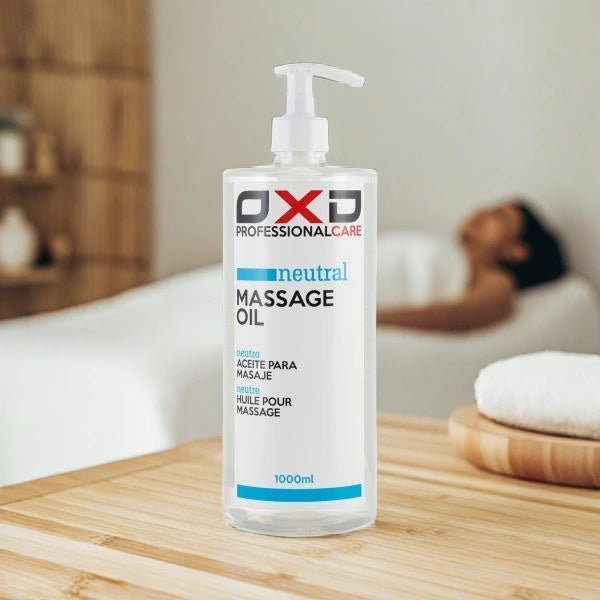 OXD Professional Care - Massage Olie - Neutraal - 1000ml - KS Medical Group - Professionele kwaliteit in handige 1 liter fles. Geurloos en geschikt voor gevoelige huid. Ideaal voor therapeuten en salons.