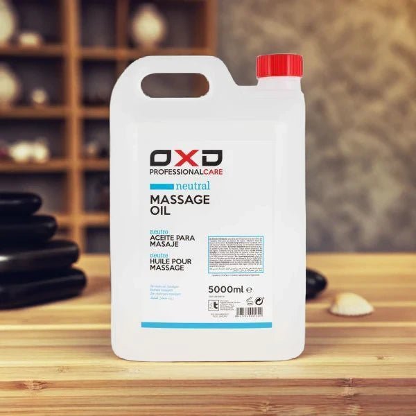 OXD Professional Care - Massage olie - Neutraal - 5000ml - KS Medical Group - Geurloze olie voor professioneel masseren. Geschikt voor alle huidtypes in grote verpakking van 5 liter voor dagelijks gebruik. 