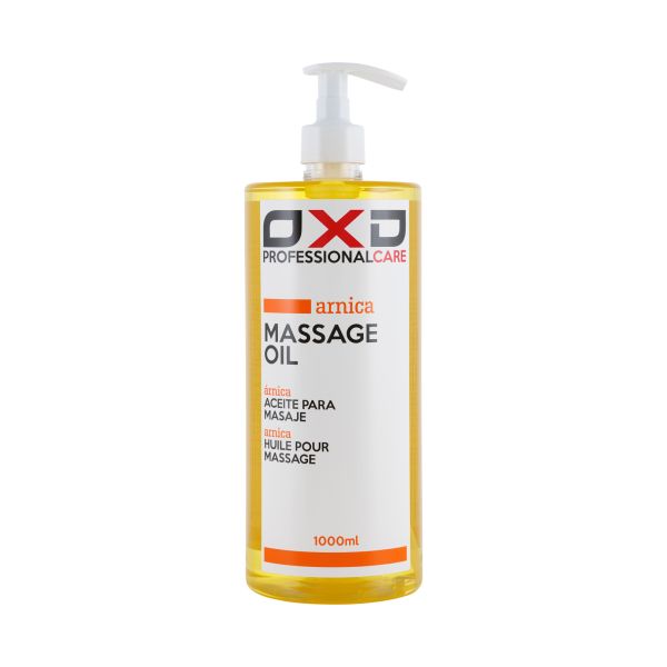 OXD Professional Care - Professionele Massage Olie - Arnica - 1000ml - OXD Professionele massageolie met arnica, 1000ml fles – ideaal voor sportmassage, spierherstel en fysiotherapie – hoogwaardige massage olie voor professioneel gebruik.