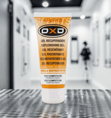 OXD Sports - Replenishing Gel - 100ml. Verfrissende herstellende gel voor spieren. Ideaal voor na het sporten of zware fysieke inspanning. Helpt bij spierpijn en bevorderd spierherstel.