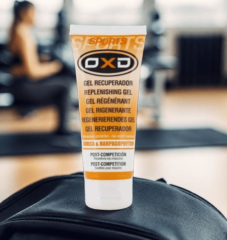 OXD Sports - Replenishing Gel - 100ml. Verfrissende herstellende gel voor spieren. Ideaal voor na het sporten of zware fysieke inspanning. Helpt bij spierpijn en bevorderd spierherstel.