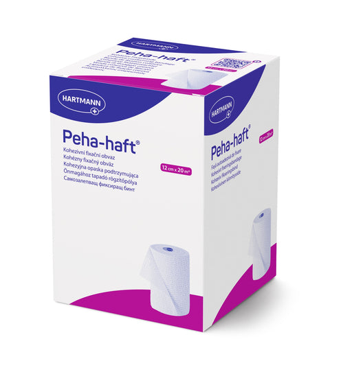 Peha - Haft - Latexvrije Fixatiezwachtel - Wit - 12 cm x 20 m - KS Medical Group