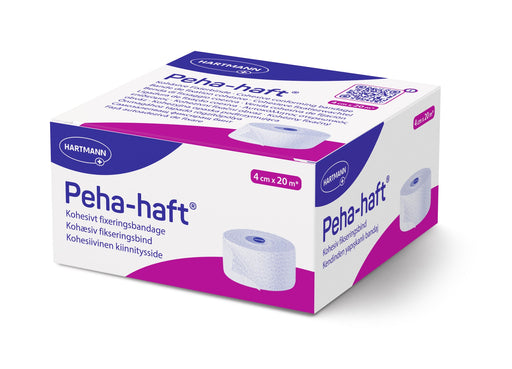 Peha - Haft - Latexvrije Fixatiezwachtel - Wit - 4 cm x 20 m - KS Medical Group