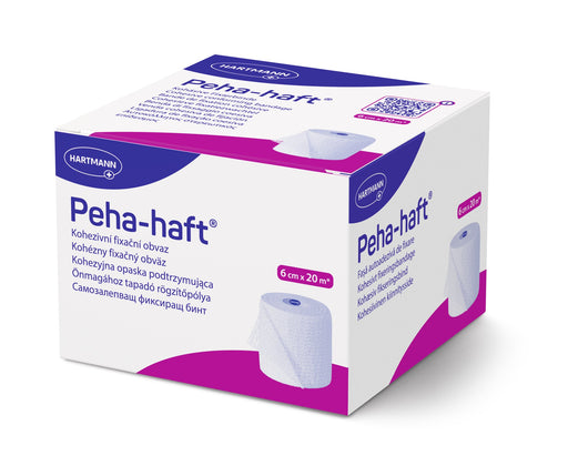 Peha - Haft - Latexvrije Fixatiezwachtel - Wit - 6 cm x 20 m - KS Medical Group