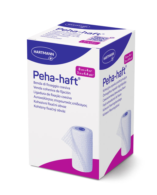 Peha - Haft - Latexvrije Fixatiezwachtel - Wit - 8 cm x 4 m - KS Medical Group