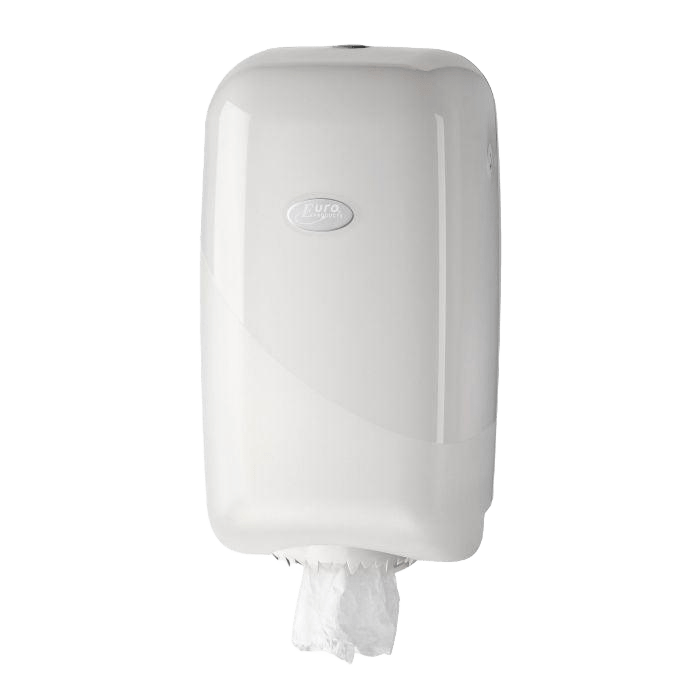 Europroducts Mini Poetsrol Dispenser Wit – Compacte wandhouder voor mini poetsrollen