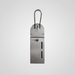 Robuuste RVS wanddispenser, elleboogbediening met slotbeveiliging - KS Medical Group