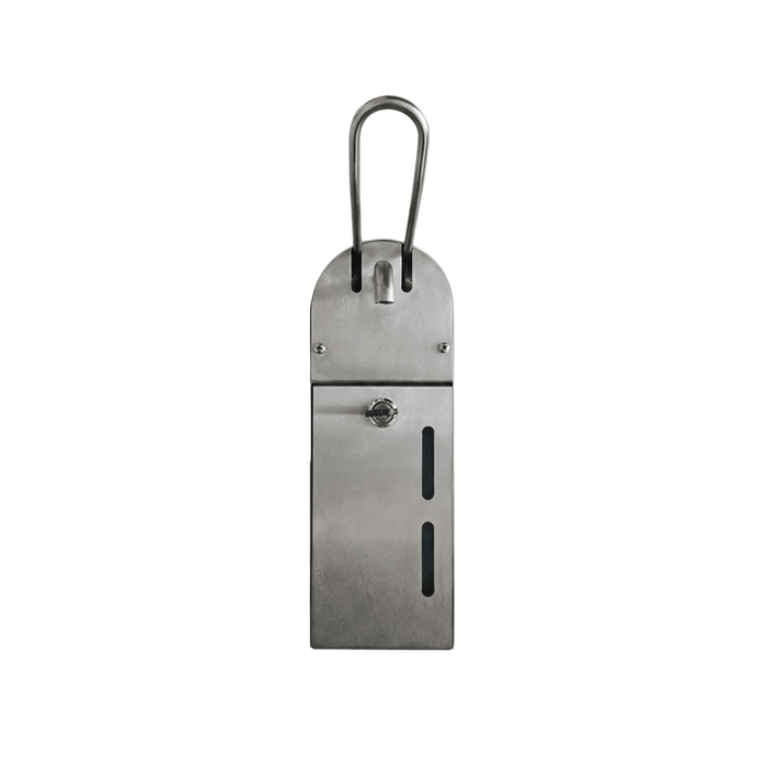 Robuuste RVS wanddispenser, elleboogbediening met slotbeveiliging - KS Medical Group