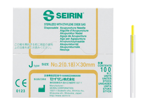 Seirin J type naalden - diverse maten