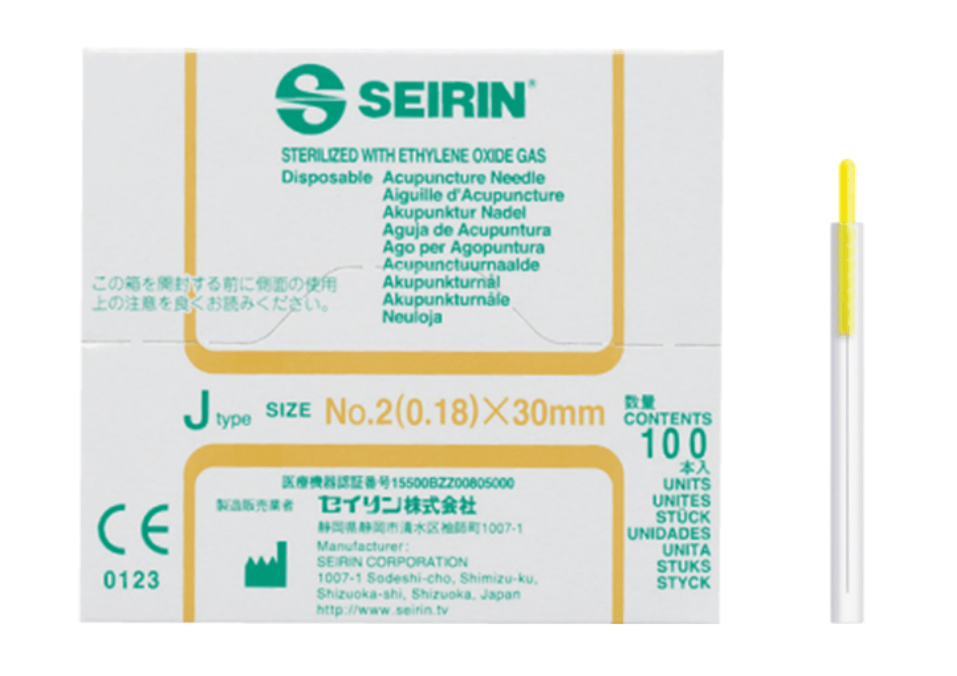 Seirin J type naalden - diverse maten