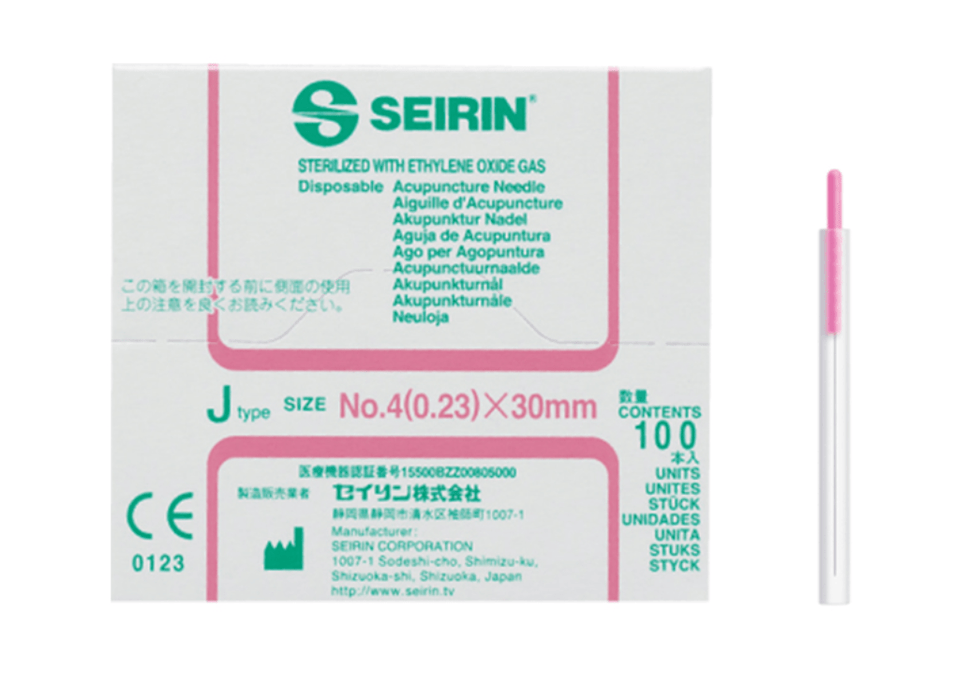 Seirin J type naalden - diverse maten