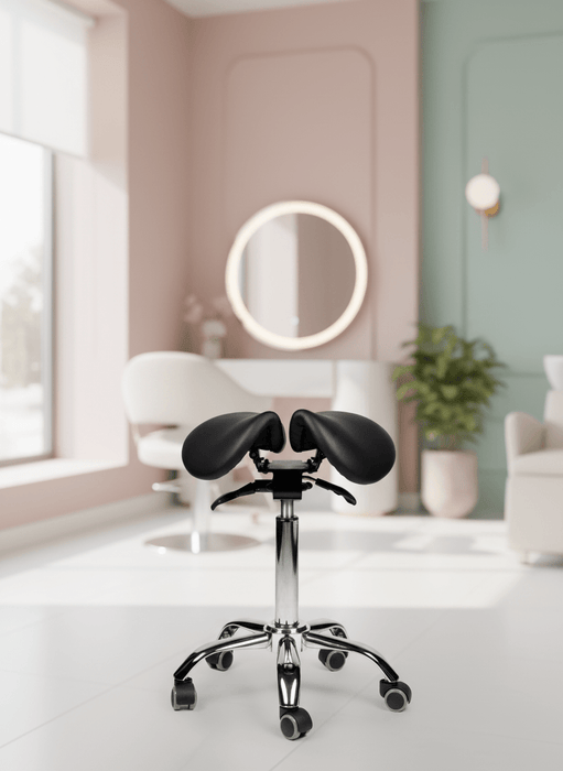 Split - zit ergonomische zadelkruk - Zwart - KS Medical Group