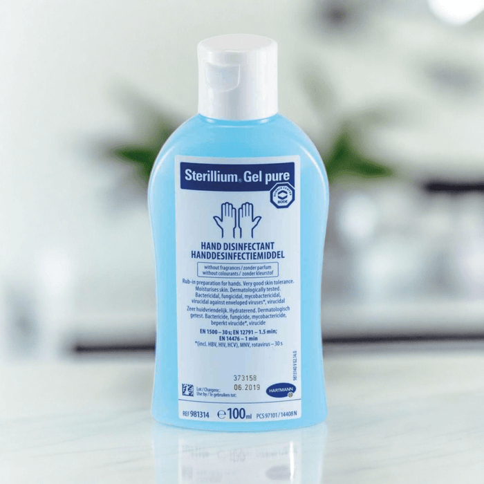 Sterillium Gel Pure – Handdesinfectie 100ml – Huidvriendelijke Handgel. Compacte kracht – Sterillium Gel Pure 100ml voor veilige handen, altijd en overal