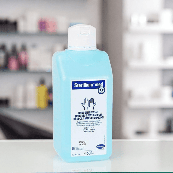 Sterillium MED Handdesinfectie - 500ml - Handdesinfectie kopen doe je bij KS Medical Group. Desinfectiemiddel voor de handen.