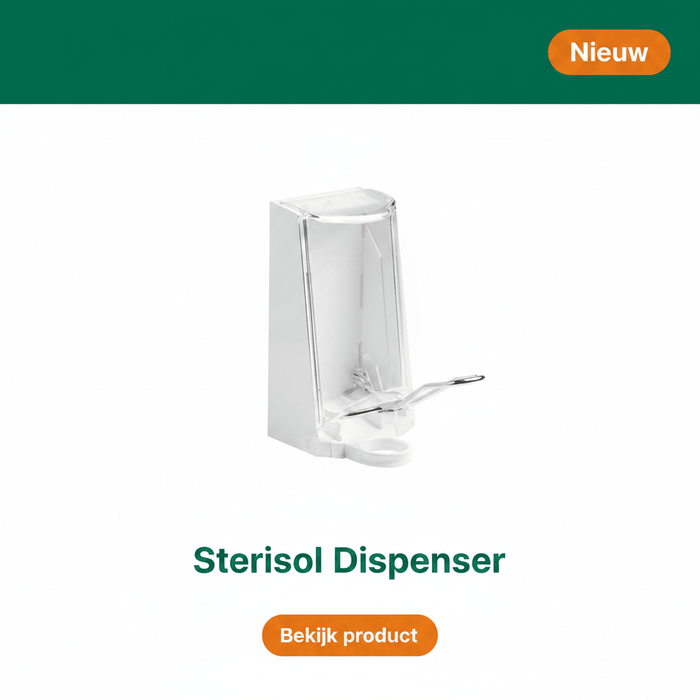 Sterisol Dispenser met stalen arm - 0,7L - KS Medical Group