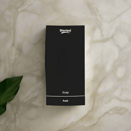 Sterisol Ecoline Dispenser - Soap - Zwart - Slim design - KS Medical Group