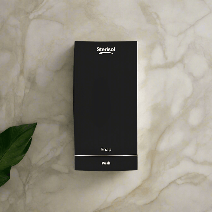 Sterisol Ecoline Dispenser - Soap - Zwart - Slim design - KS Medical Group