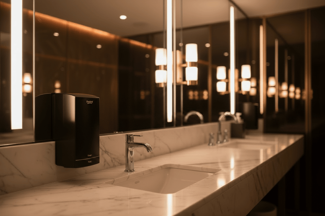 Sterisol Ecoline Dispenser - Soap - Zwart - Slim design - KS Medical Group